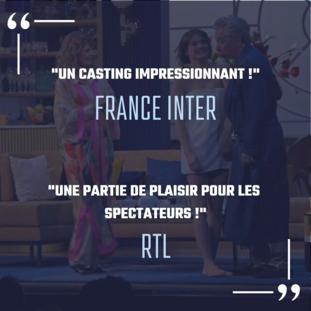🚨 La presse est unanime ! 
Réservez dès maintenant vos places pour la mythique comédie « Joyeuses Pâques », actuellement au Théâtre Marigny ✨
🔗 LIEN EN BIO

Avec @gwendol, @nicolasbriancon, @clairenadeauoff, @alicedufour, @combeaumuriel, @pascalelso, @dominique_frot, @marcantoinecoulon, @theatresfr, @richardcaillat_prod, @adrisantini2112, @lfcommunication, @artsliveentertainment, @joyeusespaques_marigny 

#joyeusespaquesmarigny #joyeusespaques #theatremarigny #jeanpoiret #nicolasbriançon #comedie #theatreparisien
#theatreparis #sortieaparis #spectacle #art #culture #theatre