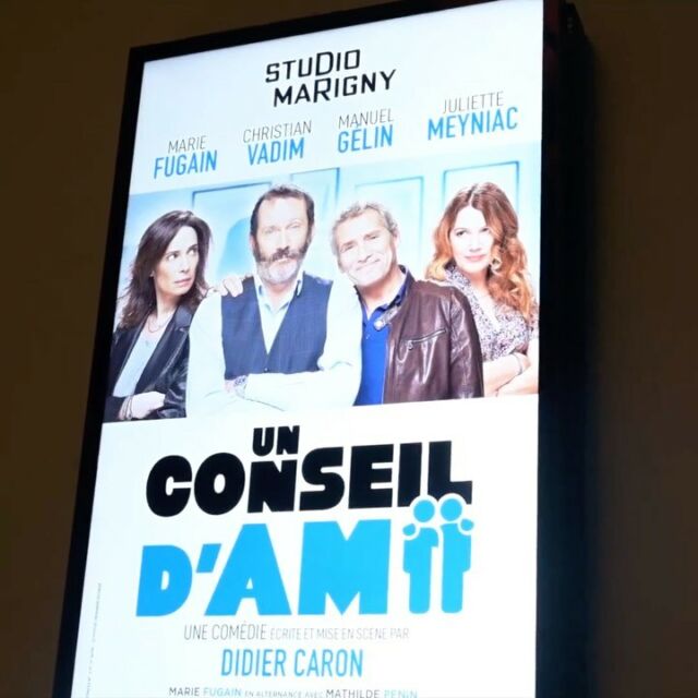 Vous aussi, laissez-vous séduire par la comédie UN CONSEIL D’AMI actuellement au Théâtre Marigny ! 🎭
Réservez vos places dès maintenant (lien en bio) 🎟
 
➡️ Une pièce de Didier Caron avec @mariefugain (en alternance avec Mathilde Penin), Christian Vadim, @manuel_gelin et @juliette.meyniac 

@artsliveentertainment 
#theatremarigny #unconseildami #theatre #paris #fimalacproductions #actu #sortiraparis #theatremarigny